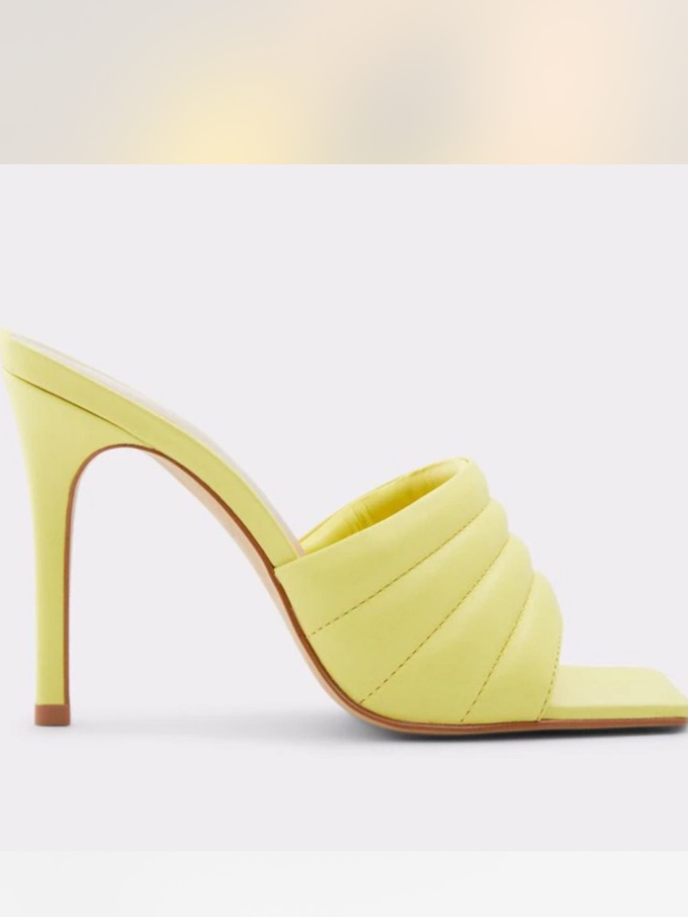 Yellow Daniella heels from Aldo